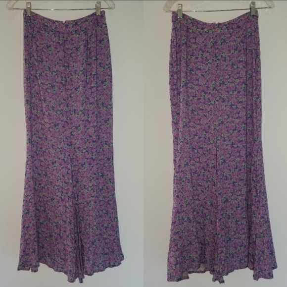 Spell designs wildflower slinky skirt violet M HTF - Picture 7 of 12